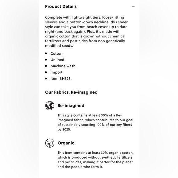 J. Crew cotton voile tiered button-down beach dress - Picture 10 of 10